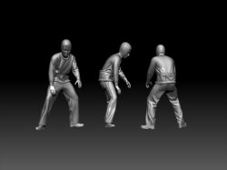 画像17: トリファクトリー[MF-02A]1/48  WWIIアメリカ海軍航空母艦デッキクルー＆パイロットセット「敵機空襲」（10体入り）