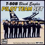 トリファクトリー[MF-05A]1/48 現用 韓国空軍アクロバットチーム「ブラックイーグルス」パイロットセット