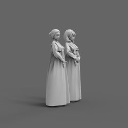 画像5: トリファクトリー[MF-12]1/24 韓国チマチョゴリを着たレーシングガールセット70年代