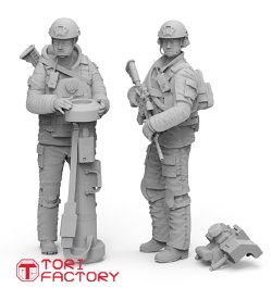 画像2: トリファクトリー[MF-31C]1/48 日本人義勇兵セット(2体セット)