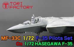 画像18: トリファクトリー[MF-33C]1/72 F-35海兵隊パイロットセット デッキクルー付(3体セット)