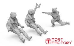 画像4: トリファクトリー[MF-33C]1/72 F-35海兵隊パイロットセット デッキクルー付(3体セット)