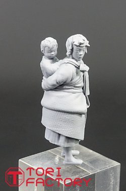 画像15: トリファクトリー[MF-34B]1/24 朝鮮戦争 弟を背負う幼い姉