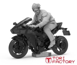 画像6: トリファクトリー[MF-35A]1/32 トップガンパイロットw/疾走するバイク