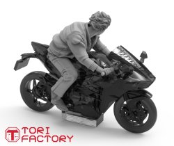 画像7: トリファクトリー[MF-35A]1/32 トップガンパイロットw/疾走するバイク