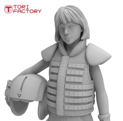 画像13: トリファクトリー[MF-45A]1/35 現用 女性ヘリコプター・パイロット