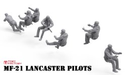 画像10: トリファクトリー[MF-21B]1/48 WWII 英国空軍 アブロランカスターパイロットチーム