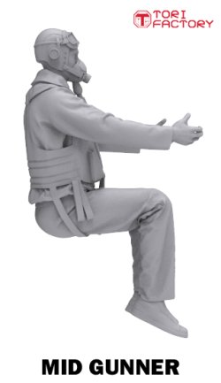 画像4: トリファクトリー[MF-21B]1/48 WWII 英国空軍 アブロランカスターパイロットチーム