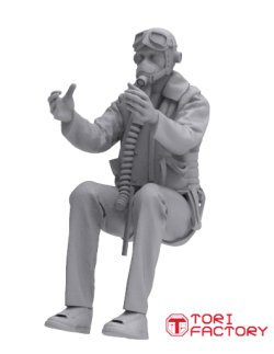 画像2: トリファクトリー[MF-21A]1/32 WWII 英国空軍 アブロランカスターパイロットチーム
