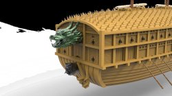 画像12: トリファクトリー[MU-01]1/350 16世紀 朝鮮水軍 亀甲船 タイプA