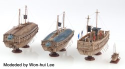 画像10: トリファクトリー[MU-01]1/350 16世紀 朝鮮水軍 亀甲船 タイプA