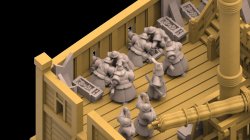 画像13: トリファクトリー[MU-02]1/350 16世紀 朝鮮水軍 亀甲船 タイプB