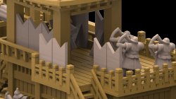 画像14: トリファクトリー[MU-02]1/350 16世紀 朝鮮水軍 亀甲船 タイプB