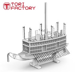 画像2: トリファクトリー[MU-03]1/350 16世紀 日本水軍 関船(2隻入)