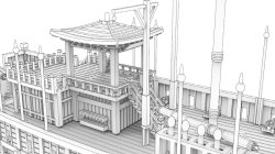 画像16: トリファクトリー[MU-04]1/350 16世紀 朝鮮水軍 戦艦パノクソン