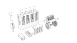 画像18: トリファクトリー[MU-04]1/350 16世紀 朝鮮水軍 戦艦パノクソン