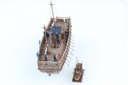 画像3: トリファクトリー[MU-04]1/350 16世紀 朝鮮水軍 戦艦パノクソン