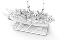 画像5: トリファクトリー[MU-05]1/350 16世紀 朝鮮水軍 支援船セット(6隻入)