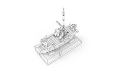 画像8: トリファクトリー[MU-05]1/350 16世紀 朝鮮水軍 支援船セット(6隻入)