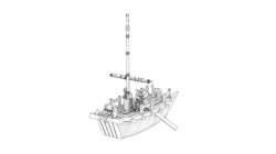画像10: トリファクトリー[MU-05]1/350 16世紀 朝鮮水軍 支援船セット(6隻入)