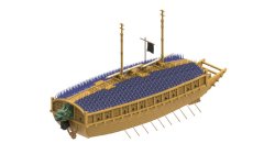 画像10: トリファクトリー[MU-06]1/350 16世紀 朝鮮水軍 亀甲船 タイプC(初回限定特典付)