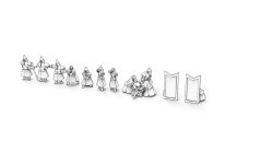 画像3: トリファクトリー[MU-07]1/350 16世紀 朝鮮水軍フィギュアセット(200体+入)