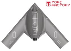 画像20: トリファクトリー[TF-A02]1/144 現用 韓国空軍 KAORI-X ステルス無人戦闘機