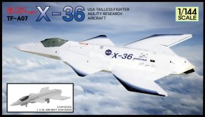 画像1: トリファクトリー[TF-A07]1/144 現用 アメリカ NASA X-36 無人機動研究機 (1)