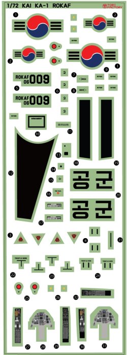 画像26: トリファクトリー[TF-A09]1/72 現用 韓国空軍 KA-1雄飛(ウンピ) 武装航空管制機