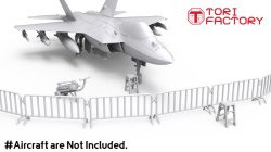 画像2: トリファクトリー[TF-B12]1/72 現用 航空ショー フェンスセット