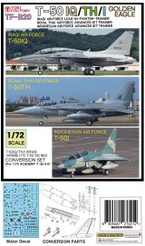 トリファクトリー[TF-B20]1/72 現用 韓国 T-50IQ/T-50TH/T-50I コンバージョンセット(アカデミー用)