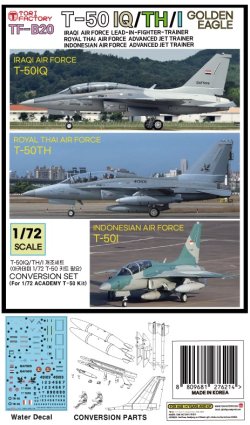 画像1: トリファクトリー[TF-B20]1/72 現用 韓国 T-50IQ/T-50TH/T-50I コンバージョンセット(アカデミー用)