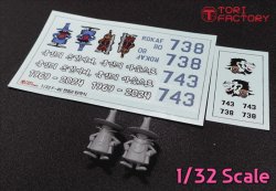 画像12: トリファクトリー[TF-B22A]1/32 現用 韓国空軍 F-4EファントムII 退役記念式典デカールセット