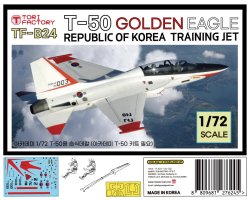 画像1: トリファクトリー[TF-B24]1/72 現用 韓国 T-50ゴールデンイーグル高等練習機 デカールセット(アカデミー用)