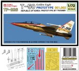 トリファクトリー[TF-B26]1/72 現用 韓国 T-50ゴールデンイーグル 試作001/002号機 コンバージョン/デカールセット(アカデミー用)