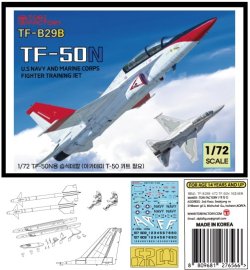 画像1: トリファクトリー[TF-B29B]1/72 現用 韓国 アメリカ海軍TF-50N コンバージョン/デカールセット(アカデミーT-50用)