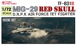 画像1: トリファクトリー[TF-B31B]1/72 現用 北朝鮮 MiG-29「レッドスカル」デカールセット