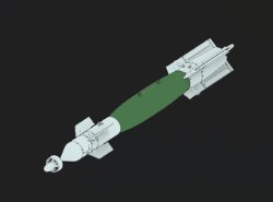 画像11: トリファクトリー[TF-B34]1/18 現用 アメリカ GBU-12レーザー誘導爆弾 w/アクリルスタンド