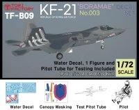 トリファクトリー[TF-B09]1/72 現用 韓国空軍 KF-21ボラメ ステルス戦闘機 「003」 デカールセット 計測プローブ付(アカデミー用)