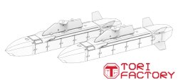 画像5: トリファクトリー[TF-B11A]1/48 現用 韓国空軍 チェンリョン長距離空対地ミサイル 通常バージョン(2個入)