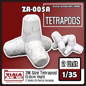 画像1: トリファクトリー[ZA-005A]1/35 現用 テトラポッドセット 2個入り (1)