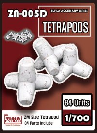 トリファクトリー[ZA-005D]1/700 現用 テトラポッドセット 84個入り