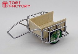 画像2: トリファクトリー[ZA-011B]1/24 ジオラマアクセサリー リヤカー