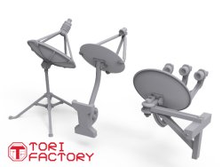 画像6: トリファクトリー[ZA-012A]1/35 衛星放送受信アンテナ 3個入