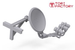 画像9: トリファクトリー[ZA-012A]1/35 衛星放送受信アンテナ 3個入