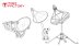 画像10: トリファクトリー[ZA-012B]1/24 衛星放送受信アンテナ　3個入