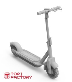 画像10: トリファクトリー[ZA-013A]1/35 ジオラマアクセサリー 電動キックスクーター&電動一輪スクーターセット