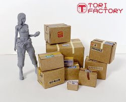 画像7: トリファクトリー[ZA-17]1/24 宅配ボックスセット(36個入)