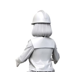 画像4: トリファクトリー[GW-01B]1/24「はたらくJK」シリーズ 重機で働く!＃1