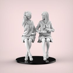 画像2: トリファクトリー[GW-03B] 1/24 はたらくJK ランチタイム (働いた後はメシが美味い！)
